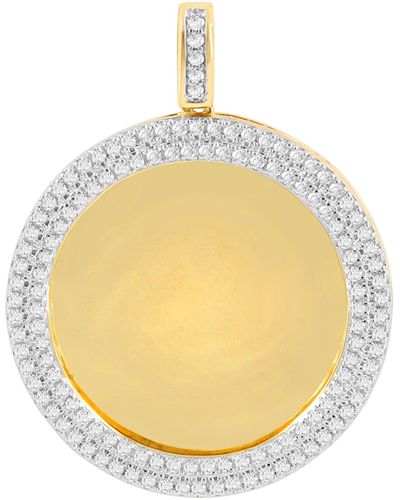 Monary 10k Gold Pendants With 0.65 Ct. Diamonds - Yellow