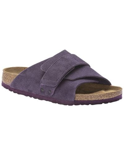 Birkenstock Kyoto Narrow Suede Sandal - Purple