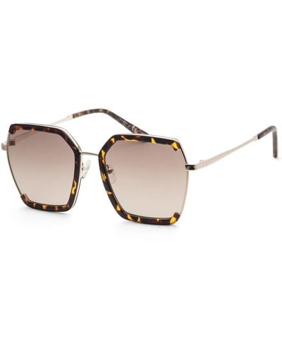 Guess 58mm Sunglasses Gf0418-52f - Brown
