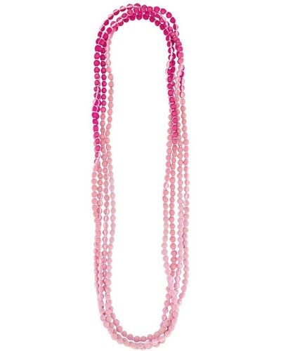 Roberta Roller Rabbit Ombre Gudli Necklace - Pink