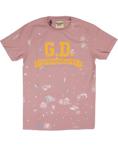 GALLERY DEPT. Psychology T-shirt - Pink