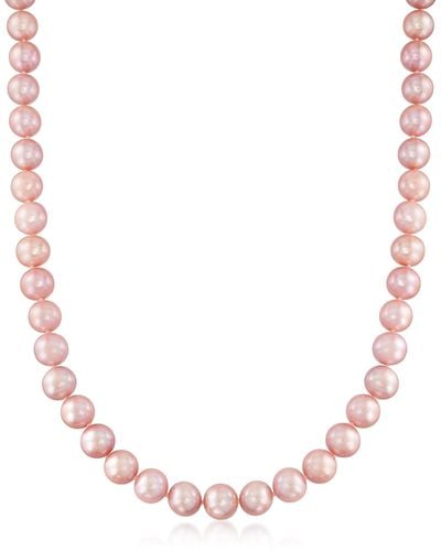Ross-Simons 10-11mm Pink Cultured Pearl Necklace