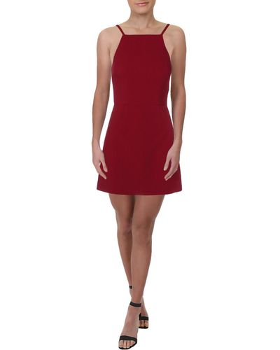 French Connection Summer Whisper A-line Mini Party Dress - Red