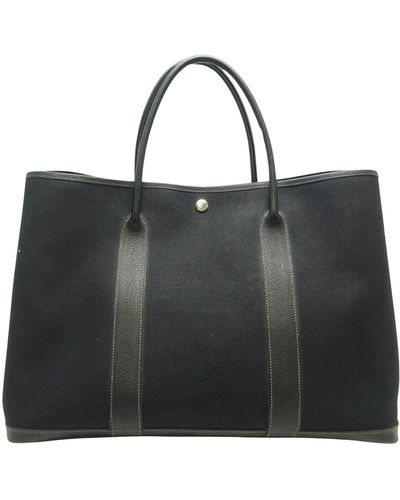 Hermès Garden Party Leather Tote Bag (pre-owned) - Black