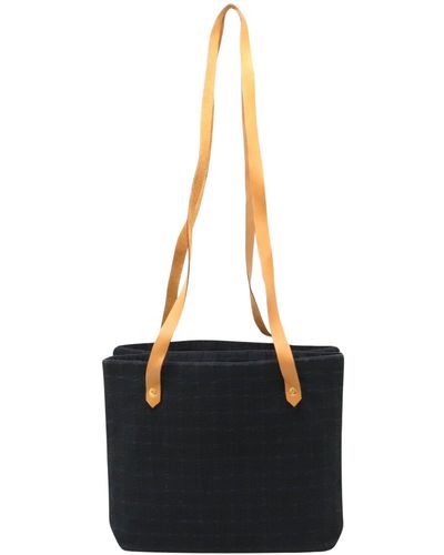 Hermès Canvas Shoulder Bag (pre-owned) - Black