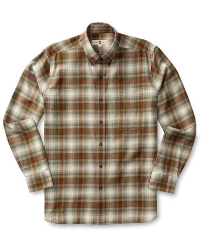 Duck Head Walsh Plaid Cotton Flannel Sport Shirt - Multicolor