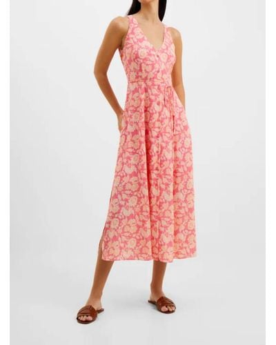 French Connection Cosette Verona Crepe Dress - Pink
