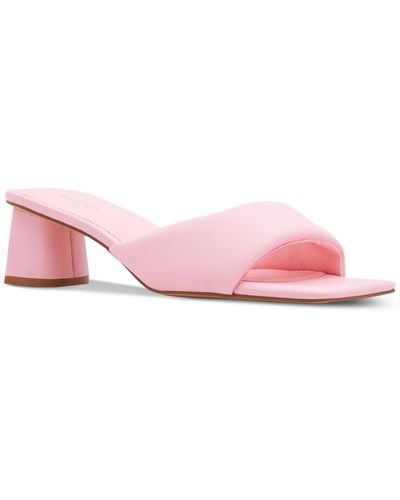 ALDO Aneka Square Toe Casual Flatform Sandals - Pink