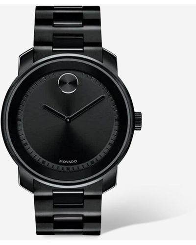 Movado Bold Trend 43mm Stainless Steel Quartz Watch - Black