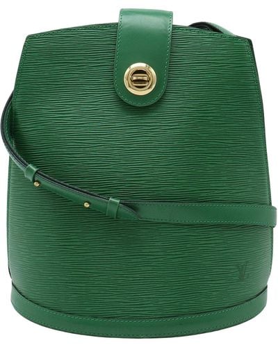 Louis Vuitton Cluny Leather Shoulder Bag (pre-owned) - Green