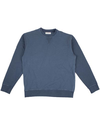 President's Crew Organic Sweater - Blue