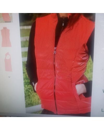 Dolcezza Puffy Vest - Red