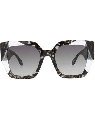 Just Cavalli Square-frame Acetate Sunglasses - Gray
