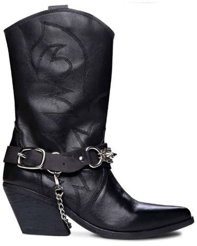 Golo Mesa Western Boots - Black