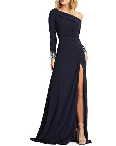 Mac Duggal Embellished Long Evening Dress - Black