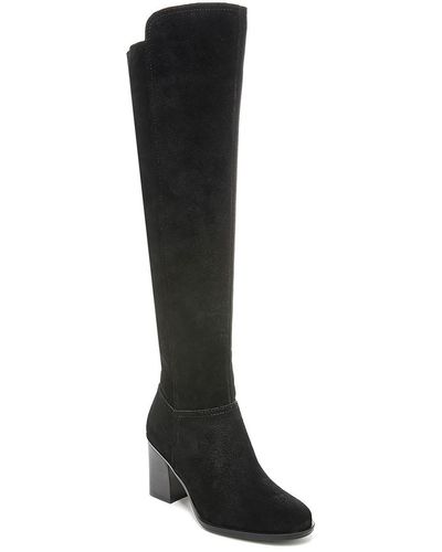 Naturalizer Kyrie Suede Water Repellent Knee-high Boots - Black