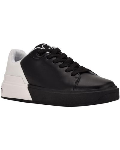 Calvin Klein Blakee Cushioned Footbed Lifestyle Casual And Fashion Sneakers - Black