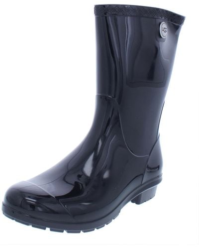 UGG Sienna Rubber Mid-calf Rain Boots - Blue