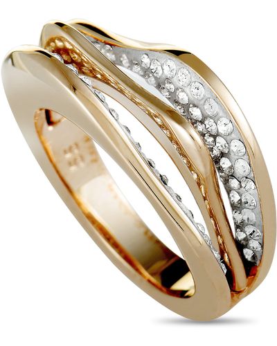 Swarovski Hilly Rose Gold-plated Crystal Ring - Metallic