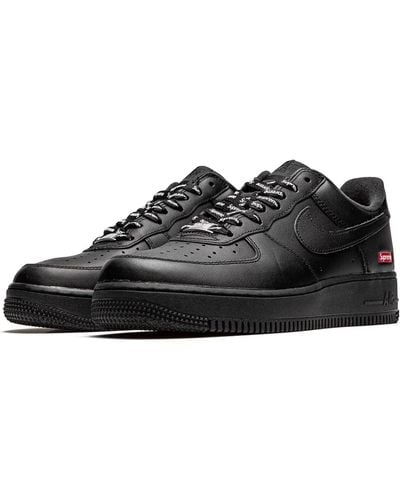 Supreme Men's Nike Air Force 1 Low Mini Box Logo Sneaker - Black