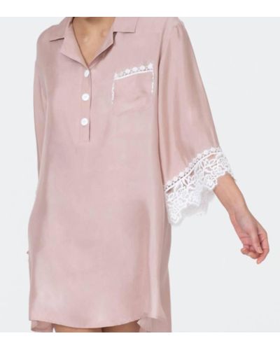 Rya Collection Y Sleep Shirt - Pink