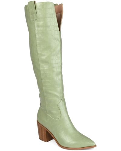Journee Collection Collection Tru Comfort Foam Extra Wide Calf Therese - Green