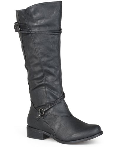 Journee Collection Collection Harley Boot - Black