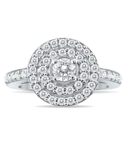Monary 3/4 Carat Tw Diamond Brilliance Ring - Metallic