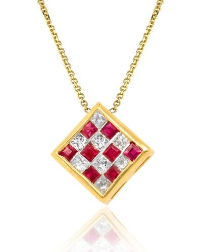 Diana M. Jewels Diamond Necklace - Black