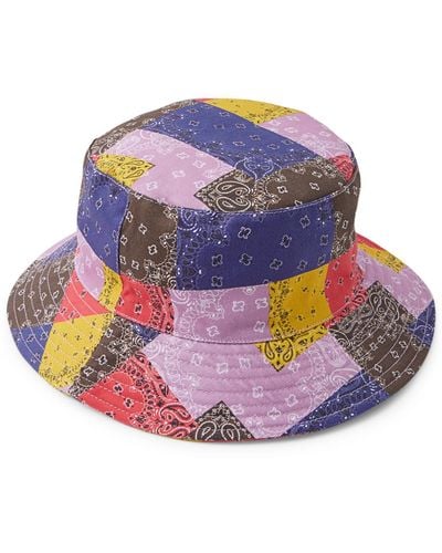Sun & Stone Twill Paisley Bucket Hat - Pink