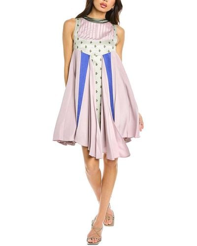 Valentino Silk Mini Dress - Multicolor