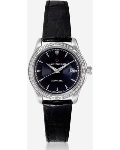 Carl F. Bucherer Diamond Manero Autodate Automatic Watch 00.10911.08.33.11 - Black