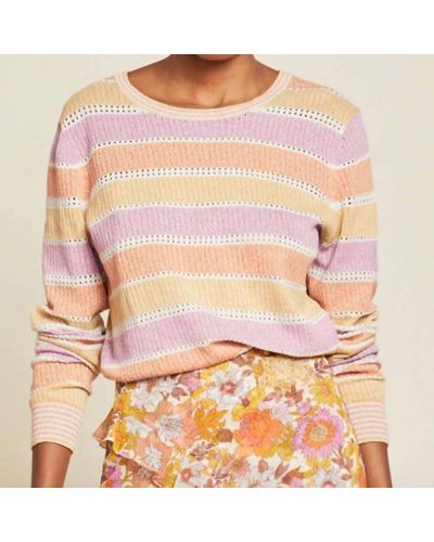 Veronica Beard Raimi Color-blocked Pullover Sweater - Pink