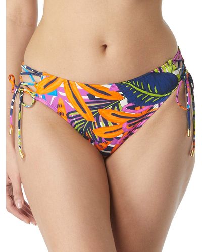 Coco Reef Electric Jungle Engage Bikini Bottom - Orange