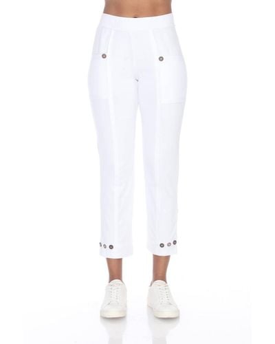 Neon Buddha Heritage Pants - White