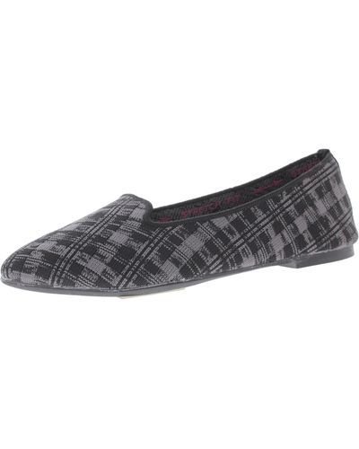 Skechers Cleo- Study Hall Round Toe Slip On Loafers - Gray
