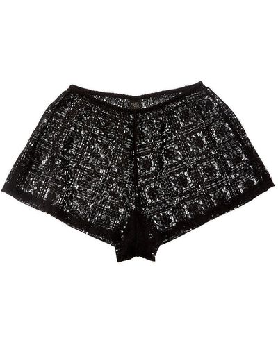 Only Hearts Lisbon Lace Tap Short - Black