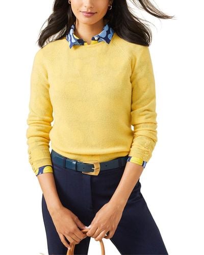 J.McLaughlin Jamey Cashmere Sweater - Yellow