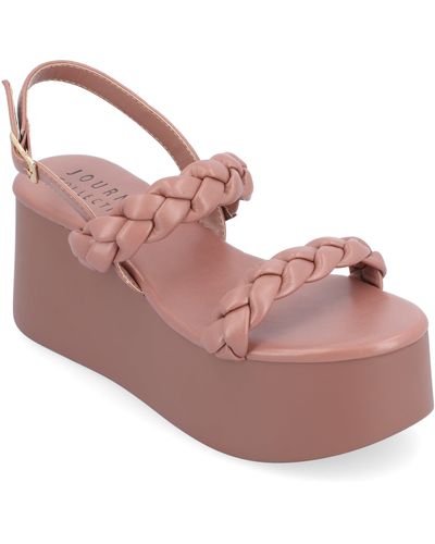 Journee Collection Tru Comfort Foam Zannah Sandals - Pink