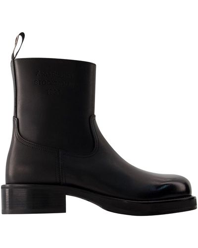 Acne Studios Besare Boots - - Leather - Black
