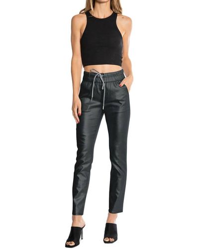 Juicy Couture Coated Easy Skinny jogger Pant - Black