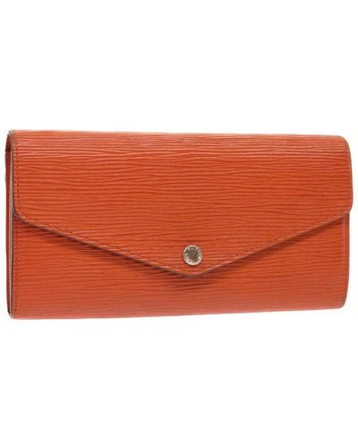 Louis Vuitton Sarah Leather Wallet (pre-owned) - Orange