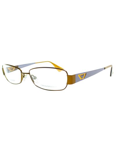 Emporio Armani Ea 9669 Utr Rectangle Eyeglasses 54mm - Black
