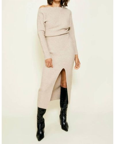 Line & Dot Alta Sweater Dress - Natural