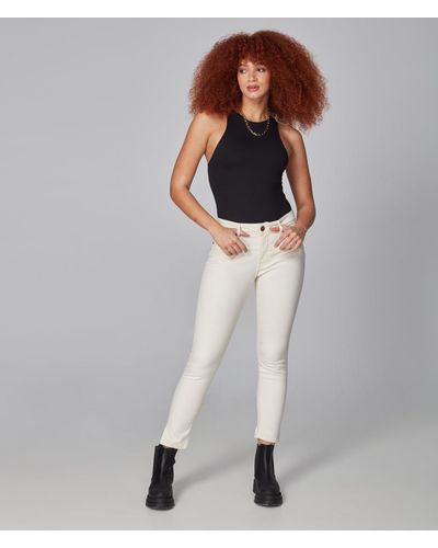 Lola Jeans Alexa-ivry High Rise Skinny Jeans - Gray