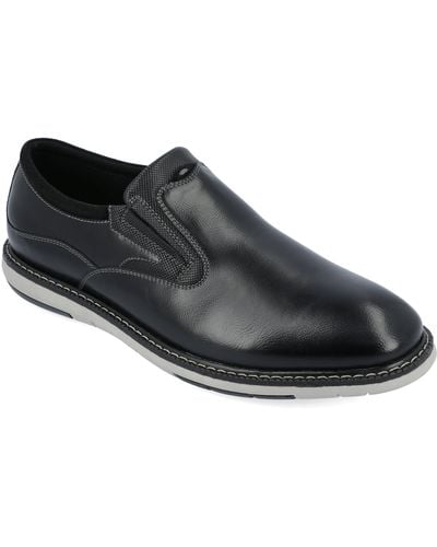 Vance Co. Willis Slip-on Hybrid Loafer - Black