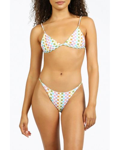 NIRVANIC Hali String Bikini Bottom - Multicolor