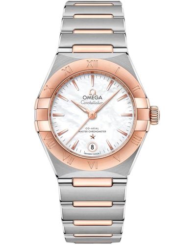 Omega Constellation White Dial Watch - Metallic