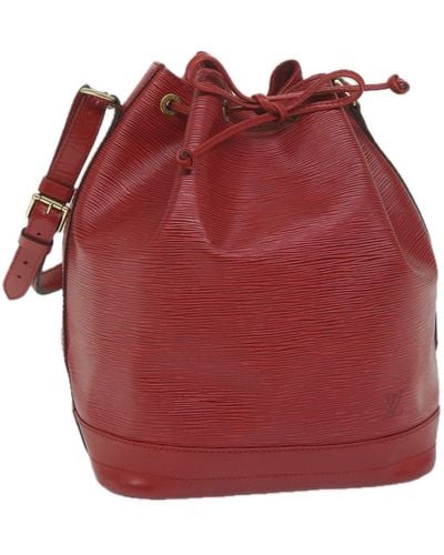 Louis Vuitton Noe Leather Shoulder Bag (pre-owned) - Red
