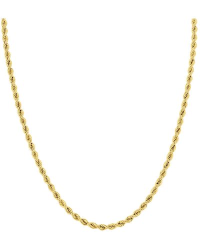 Monary 14k Gold Filled 3.3mm Rope Chain - Metallic